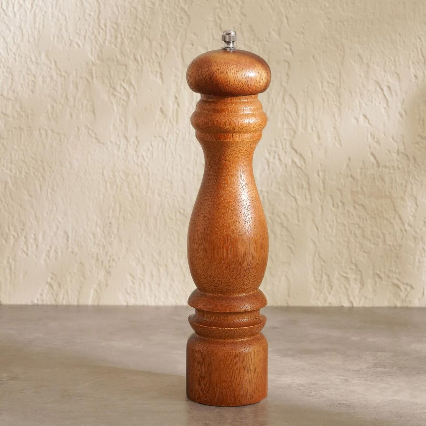 Wooden Pepper Grinder, 26.8x6.4x6cm