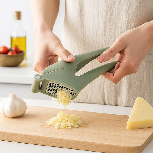 Garlic Press, 6.9x19x4.9cm, Green
