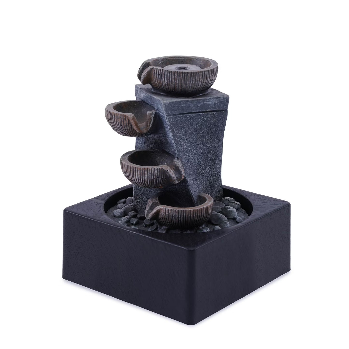 Serene Garden Fountain, 18x18x24cm