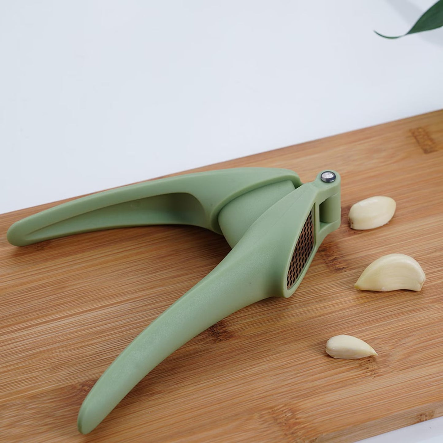Garlic Press, 6.9x19x4.9cm, Green