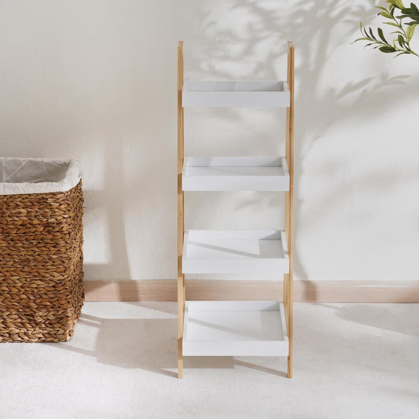 Bamboo Storage Shelf, 35x36x98cm