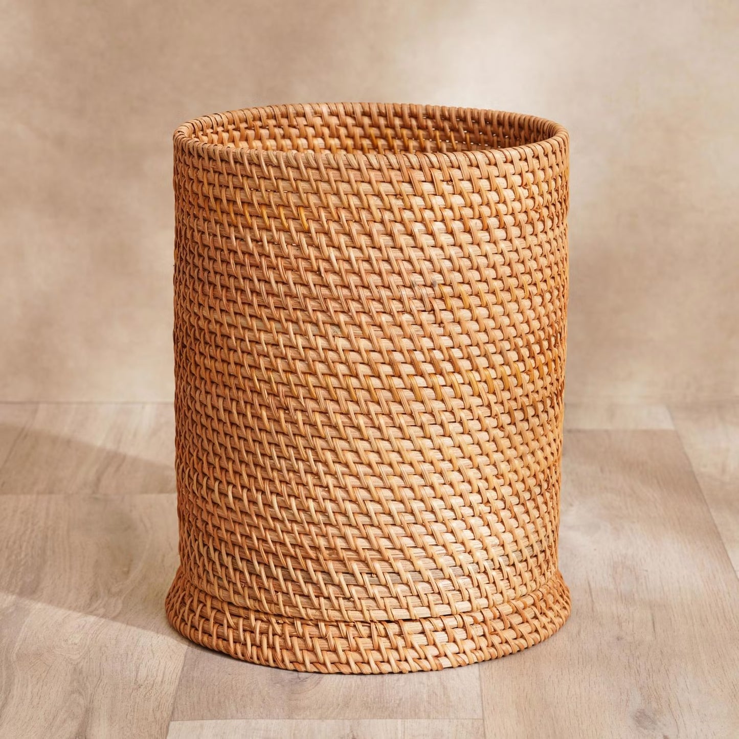 Rattan Waste Bin, 23x23x30cm