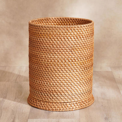Rattan Waste Bin, 23x23x30cm