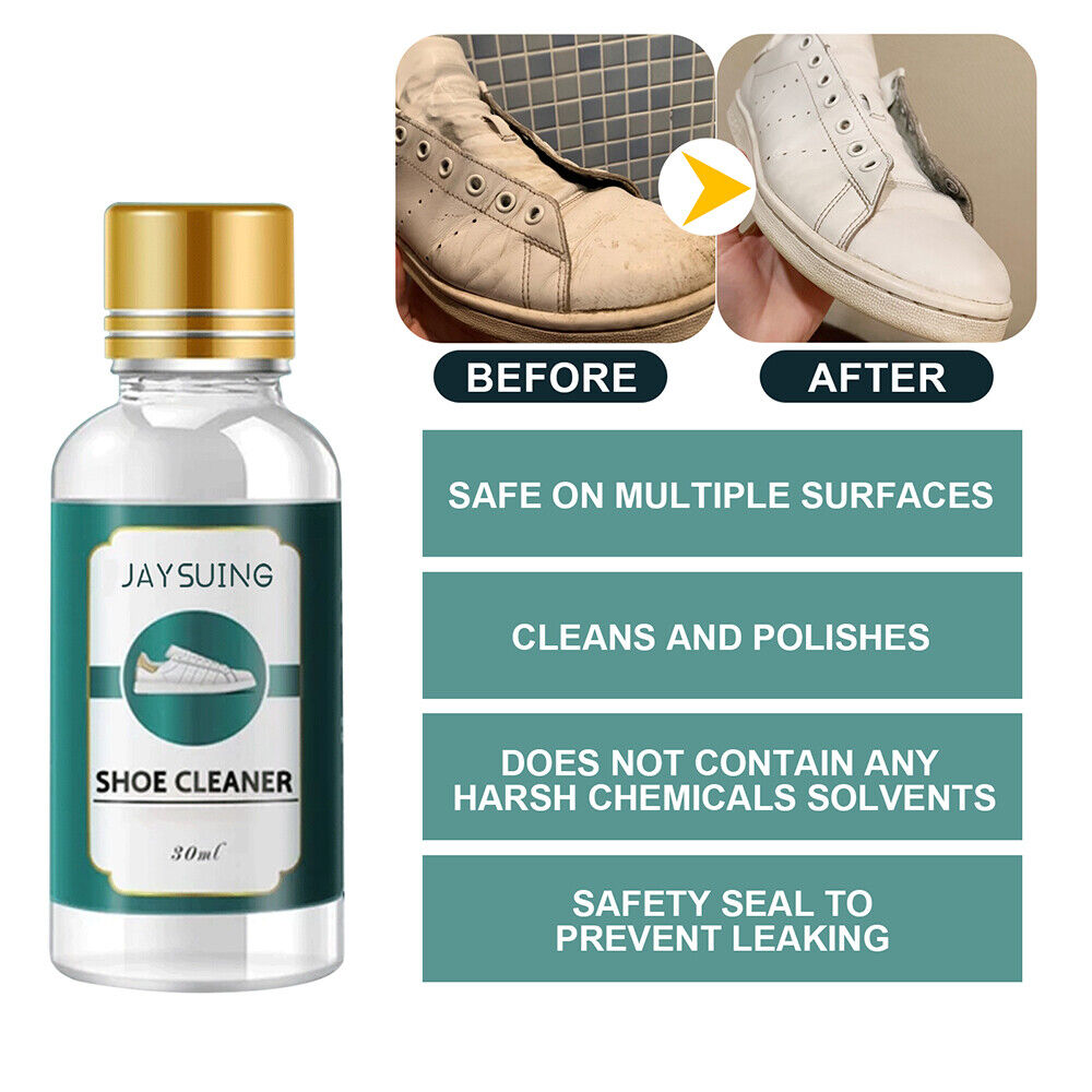 Shoe Stain Remover with Conditioning Formula for Multiple Materials