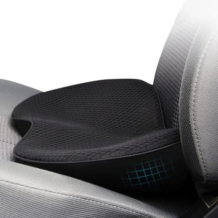 Memory Foam Booster Cushion with Elevated Seating Position and Pressure Relief