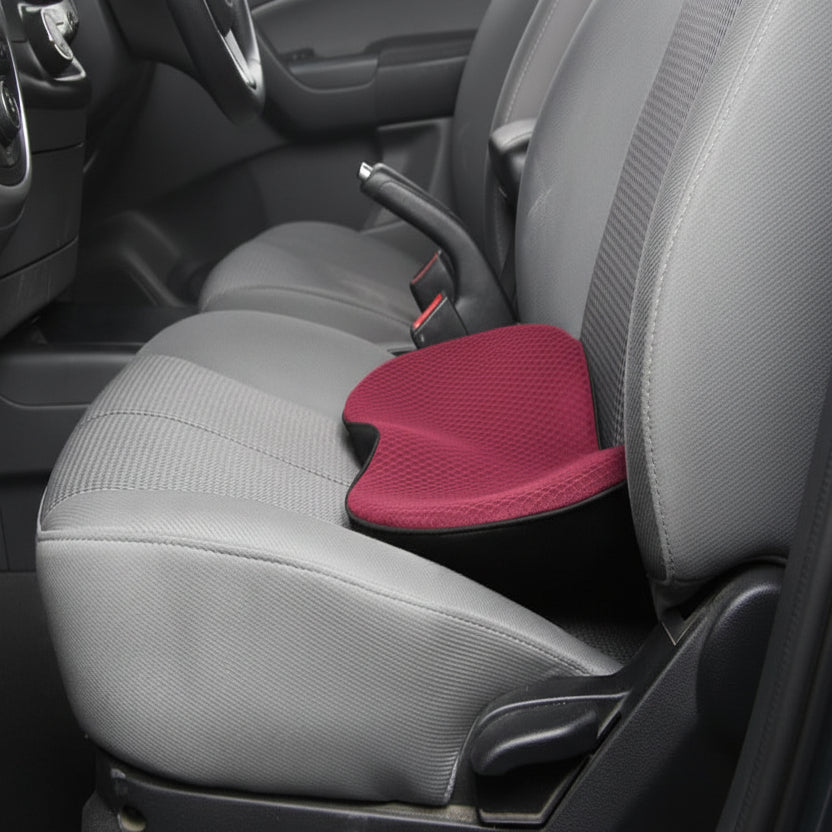 Memory Foam Booster Cushion with Elevated Seating Position and Pressure Relief