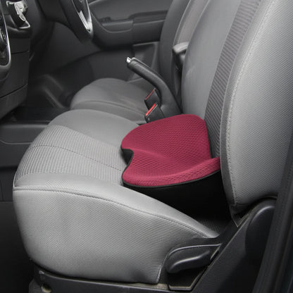 Memory Foam Booster Cushion with Elevated Seating Position and Pressure Relief
