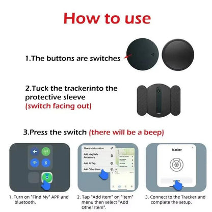Real-Time GPS Tracker with Magnetic Mount and Keychain Case