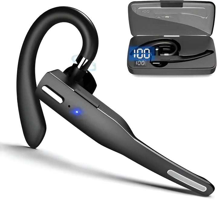 Wireless Trucker Headset with Dual Mic Noise Cancellation and Dual-Device Pairing