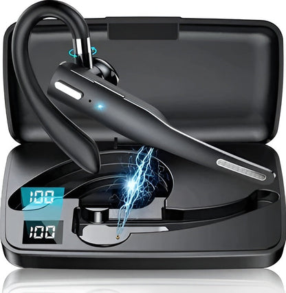 Wireless Trucker Headset with Dual Mic Noise Cancellation and Dual-Device Pairing