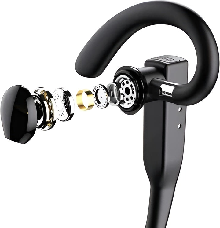 Wireless Trucker Headset with Dual Mic Noise Cancellation and Dual-Device Pairing
